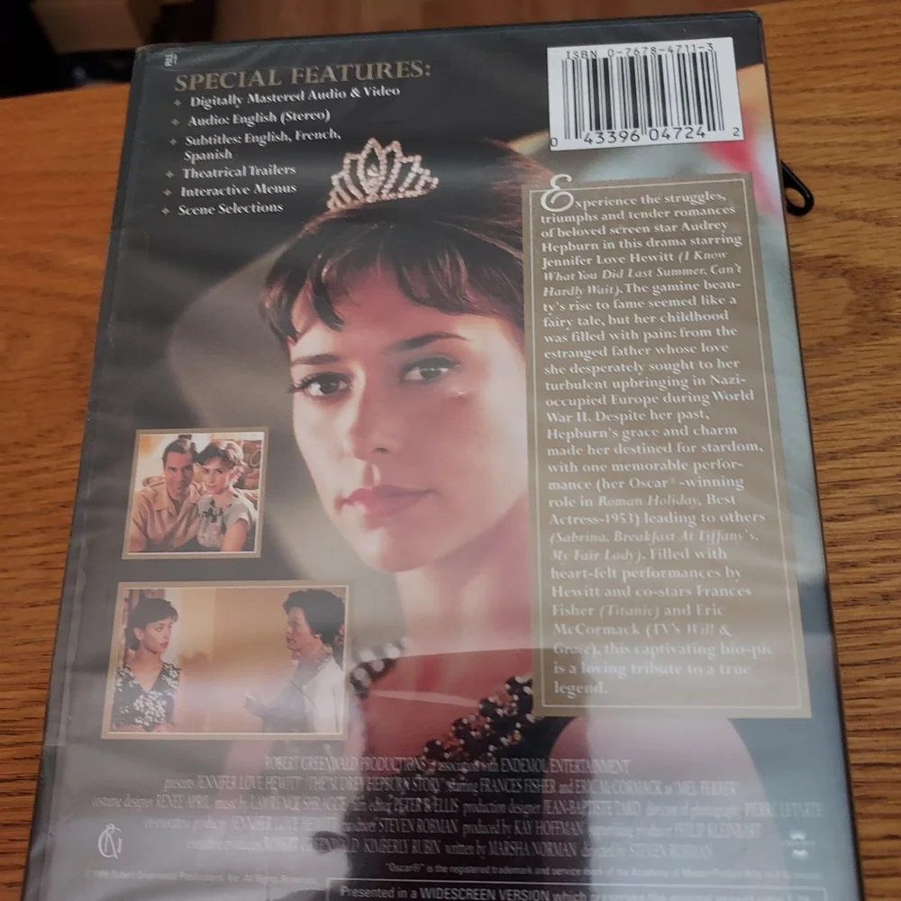 DVD the Audrey Hepburn story